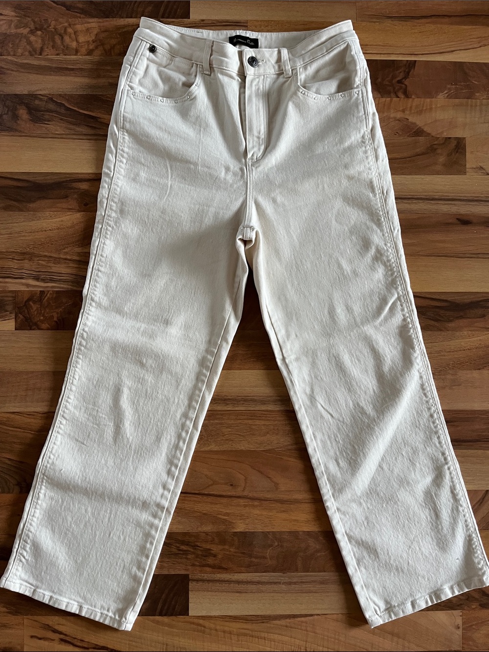 Massimo Dutti//high rise crop Jeans